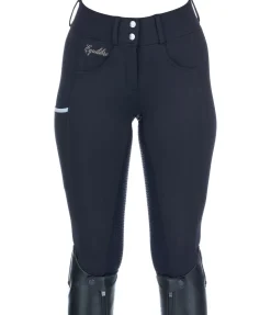 Equilibre Pantalon d'équitation confort taille haute à fond intégral grip Juliane navy Discount