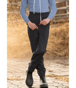 Equilibre Pantalon d'équitation de pluie enfant noir Sale