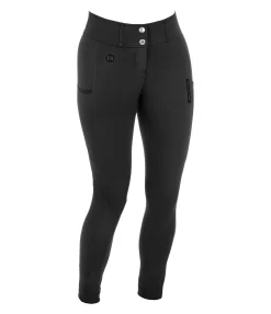 Felix Bühler Pantalon d'équitation d'été hybride à fond intégral grip Samira-Mesh noir Best