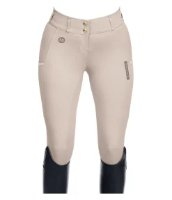 Felix Bühler Pantalon d'équitation d'été hybride à fond intégral grip Samira-Mesh champagne New