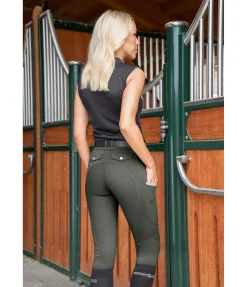 Felix Bühler Pantalon d'équitation d'été hybride à fond intégral grip Samira-Mesh forêt Discount