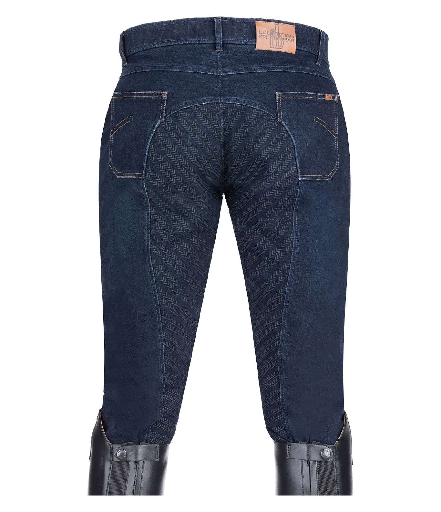 Felix Bühler Pantalon d'équitation en jean grip homme Henry navy New