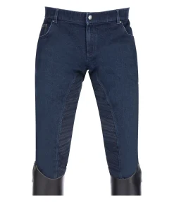 Felix Bühler Pantalon d'équitation en jean grip homme Henry navy New