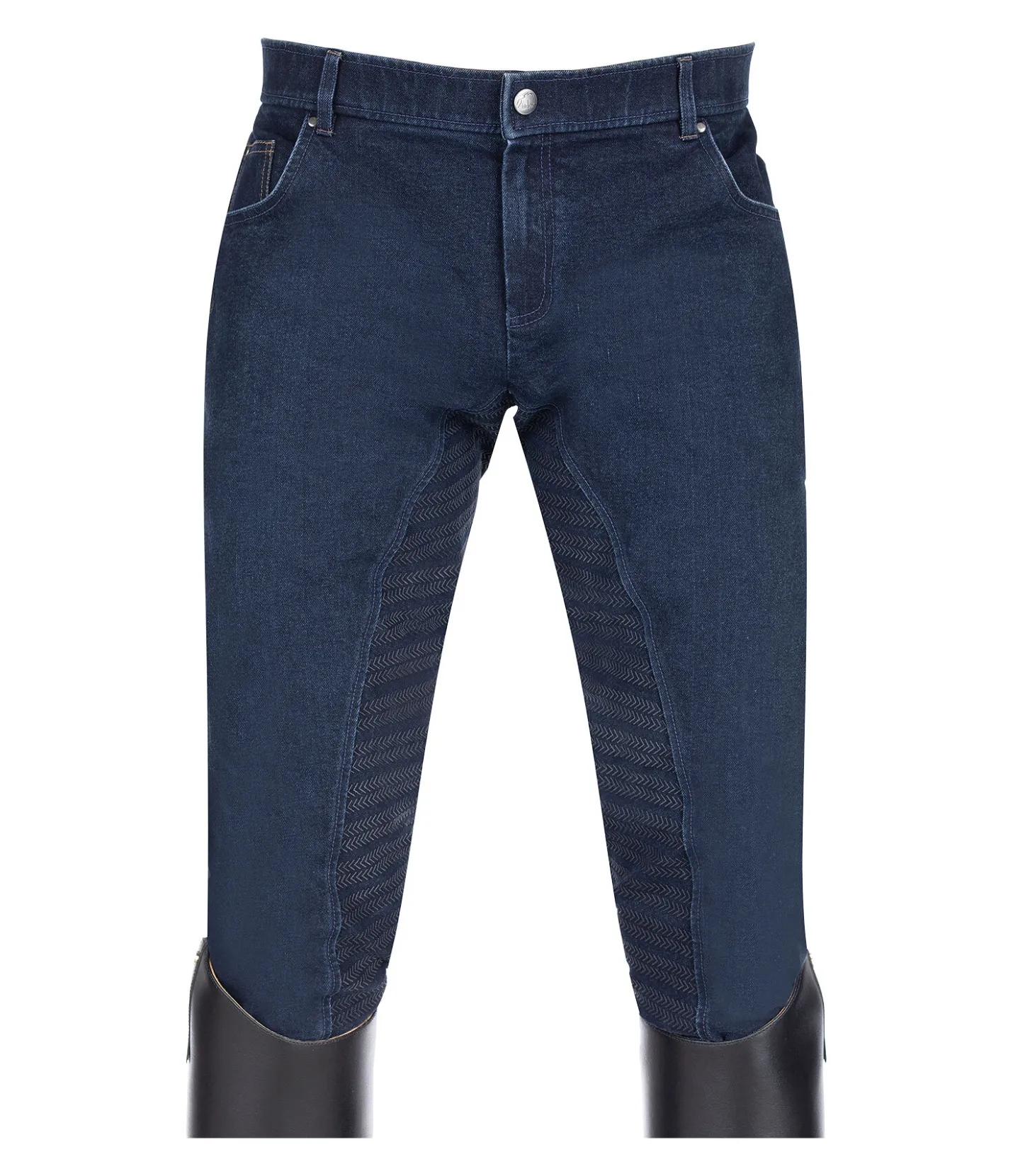 Felix Bühler Pantalon d'équitation en jean grip homme Henry navy New