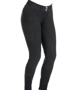 Felix Bühler Pantalon d'équitation en jean à fond intégral grip Estelle anthracite Hot