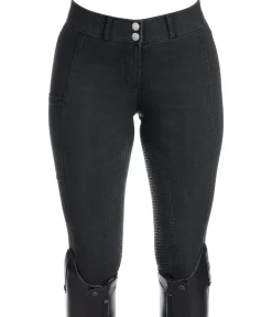 Felix Bühler Pantalon d'équitation en jean à fond intégral grip Estelle anthracite Hot