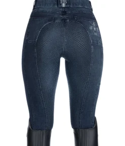 Felix Bühler Pantalon d'équitation en jean à fond intégral grip Estelle denim Online