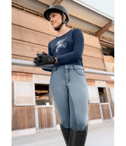 Felix Bühler Pantalon d'équitation en jean enfant Demi denim Clearance