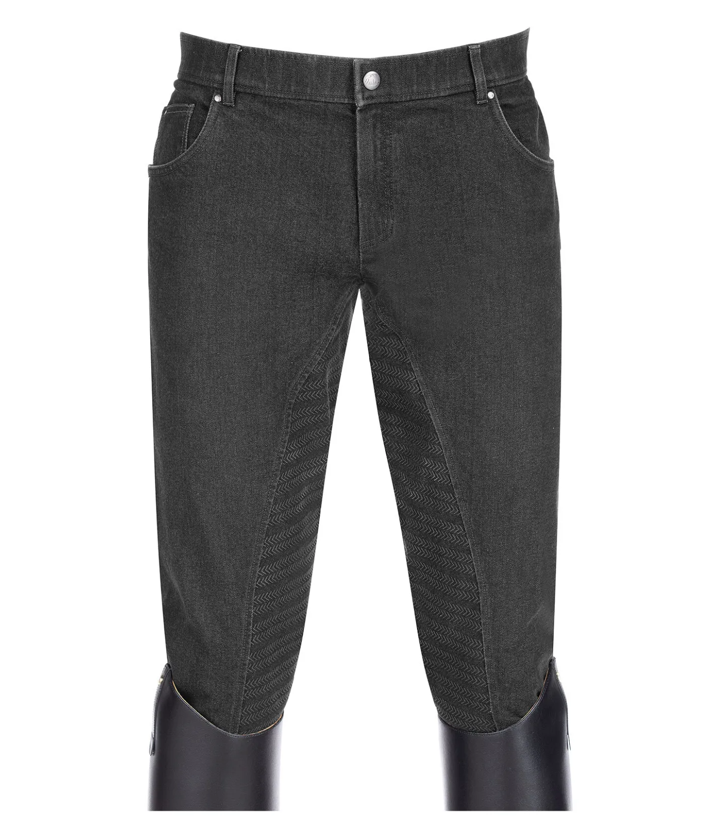 Felix Bühler Pantalon d'équitation en jean grip homme Henry noir Sale