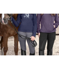 Equilibre Pantalon d'équitation grip enfant Lorin carbone
