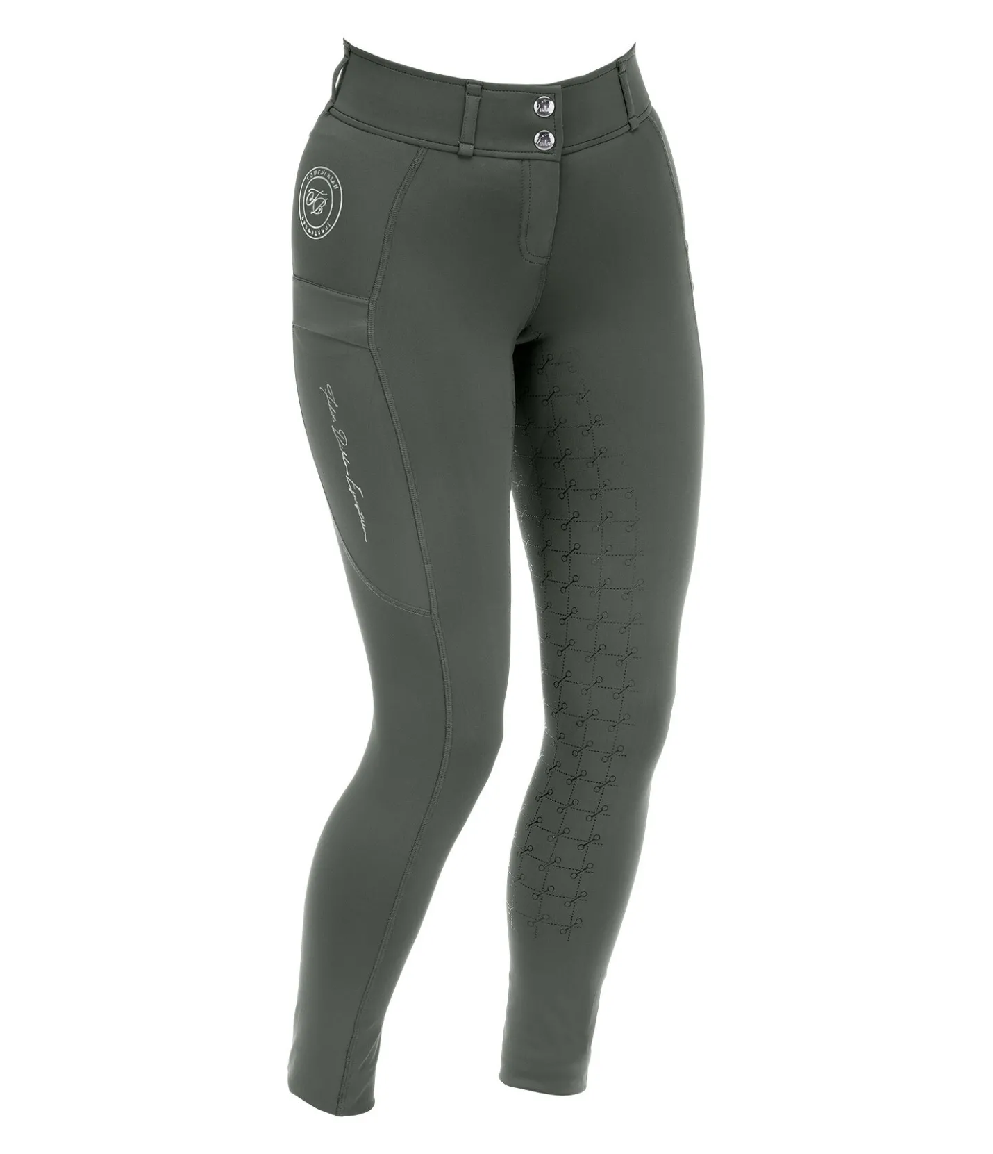 Felix Bühler Pantalon d'équitation hybride à fond intégral Kathleen forêt Hot