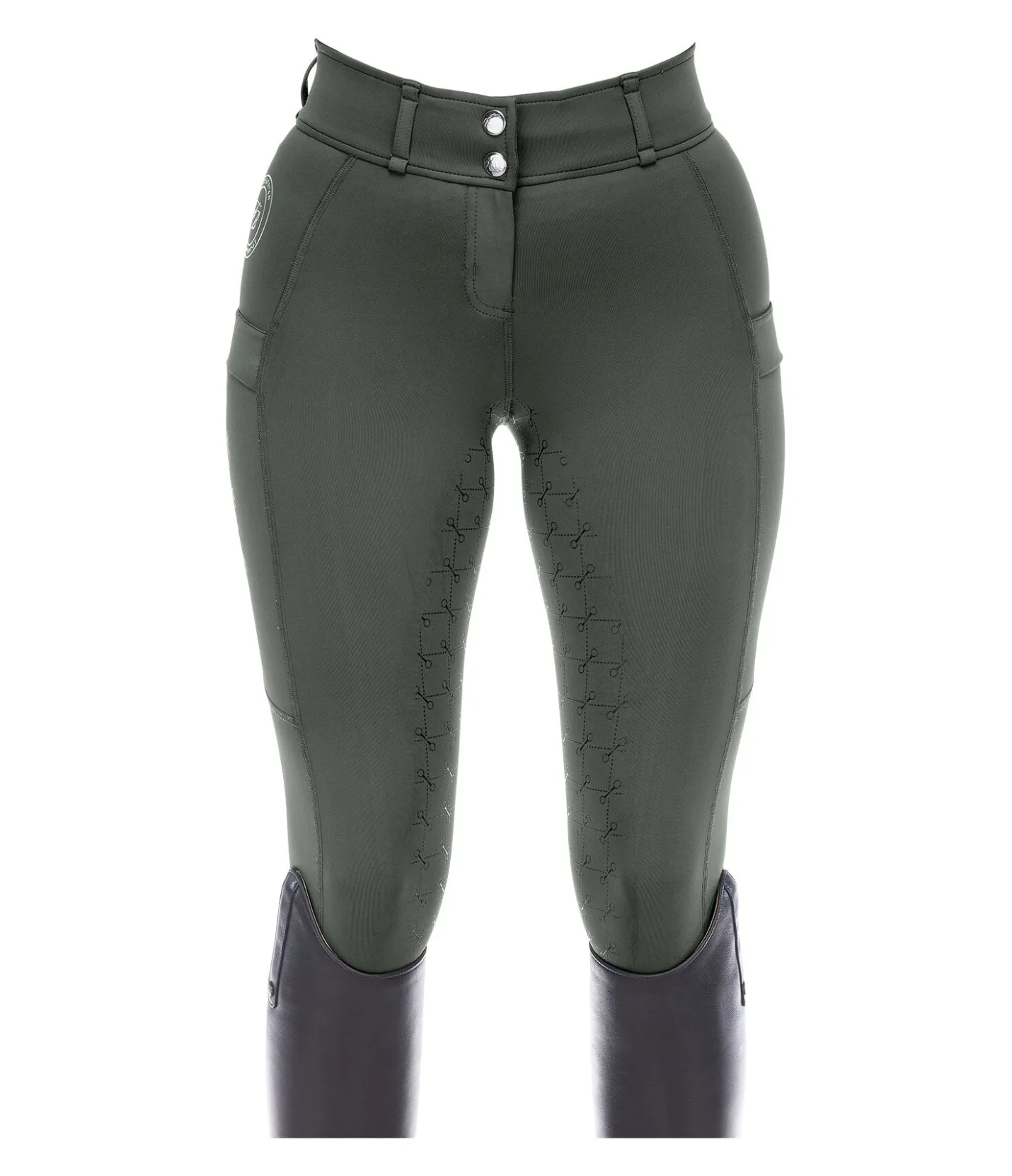 Felix Bühler Pantalon d'équitation hybride à fond intégral Kathleen forêt Hot