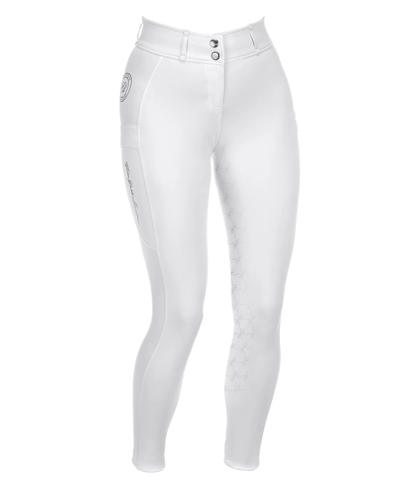 Felix Bühler Pantalon d'équitation hybride à fond intégral Kathleen blanc Clearance