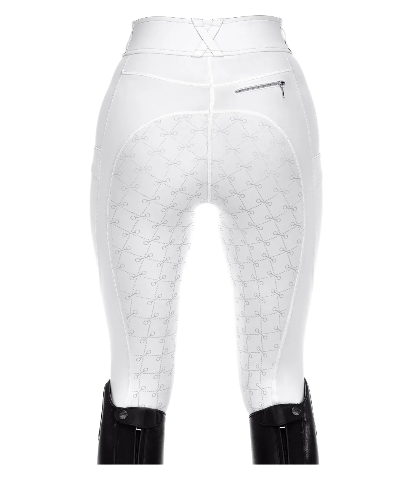 Felix Bühler Pantalon d'équitation hybride à fond intégral Kathleen blanc Clearance