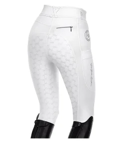 Felix Bühler Pantalon d'équitation hybride à fond intégral Kathleen blanc Clearance