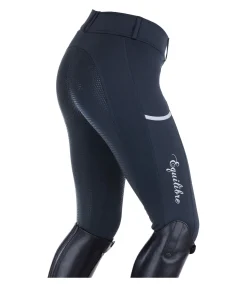 Equilibre Pantalon d'équitation hybride à fond intégral grip Functional-Basic navy Online