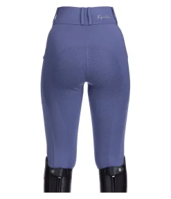 Equilibre Pantalon d'équitation hybride à fond intégral grip enfant Ilva améthyste Outlet