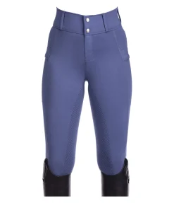 Equilibre Pantalon d'équitation hybride à fond intégral grip enfant Ilva améthyste Outlet