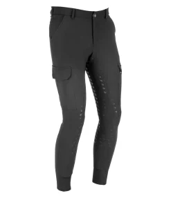 Felix Bühler Pantalon d'équitation hybride à fond intégral grip homme Sitka noir Clearance