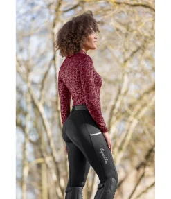 Equilibre Pantalon d'équitation hybride à fond intégral grip Functional-Basic noir Best