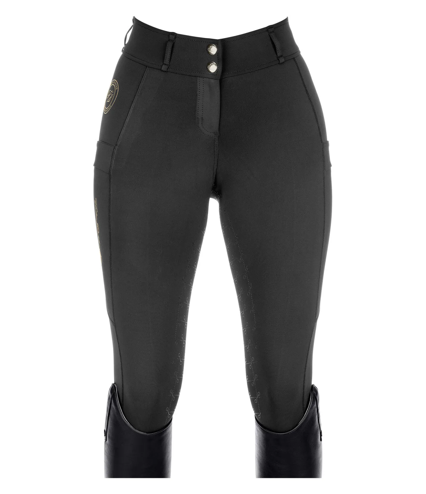 Felix Bühler Pantalon d'équitation hybride à fond intégral Kathleen noir Clearance
