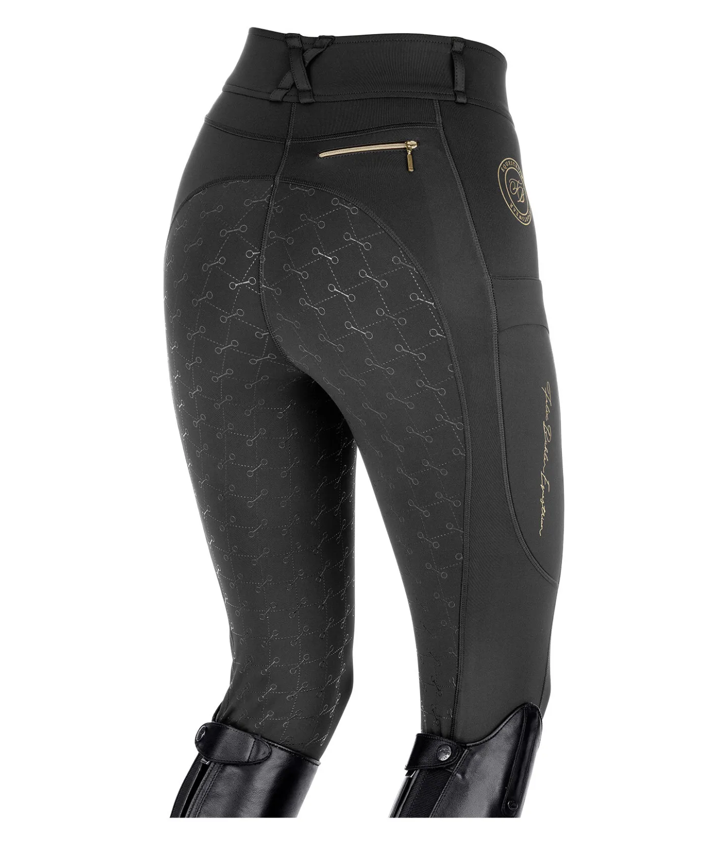 Felix Bühler Pantalon d'équitation hybride à fond intégral Kathleen noir Clearance