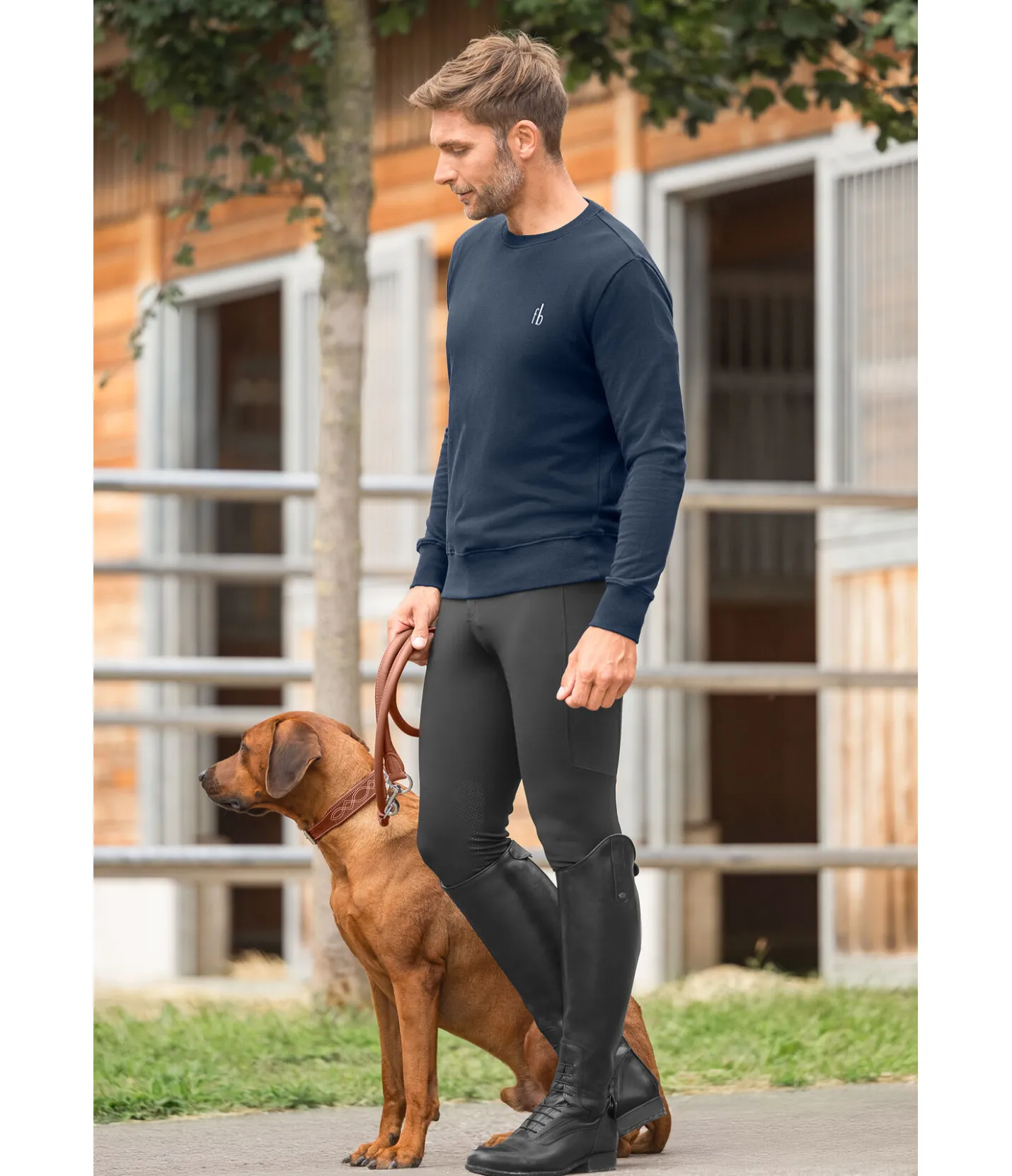 Felix Bühler Pantalon d'équitation hybride homme Performance Tights Seatle noir Outlet