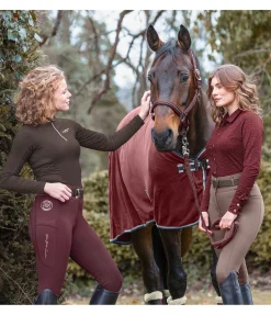 Felix Bühler Pantalon d'équitation hybride à fond intégral Kathleen acajou Hot
