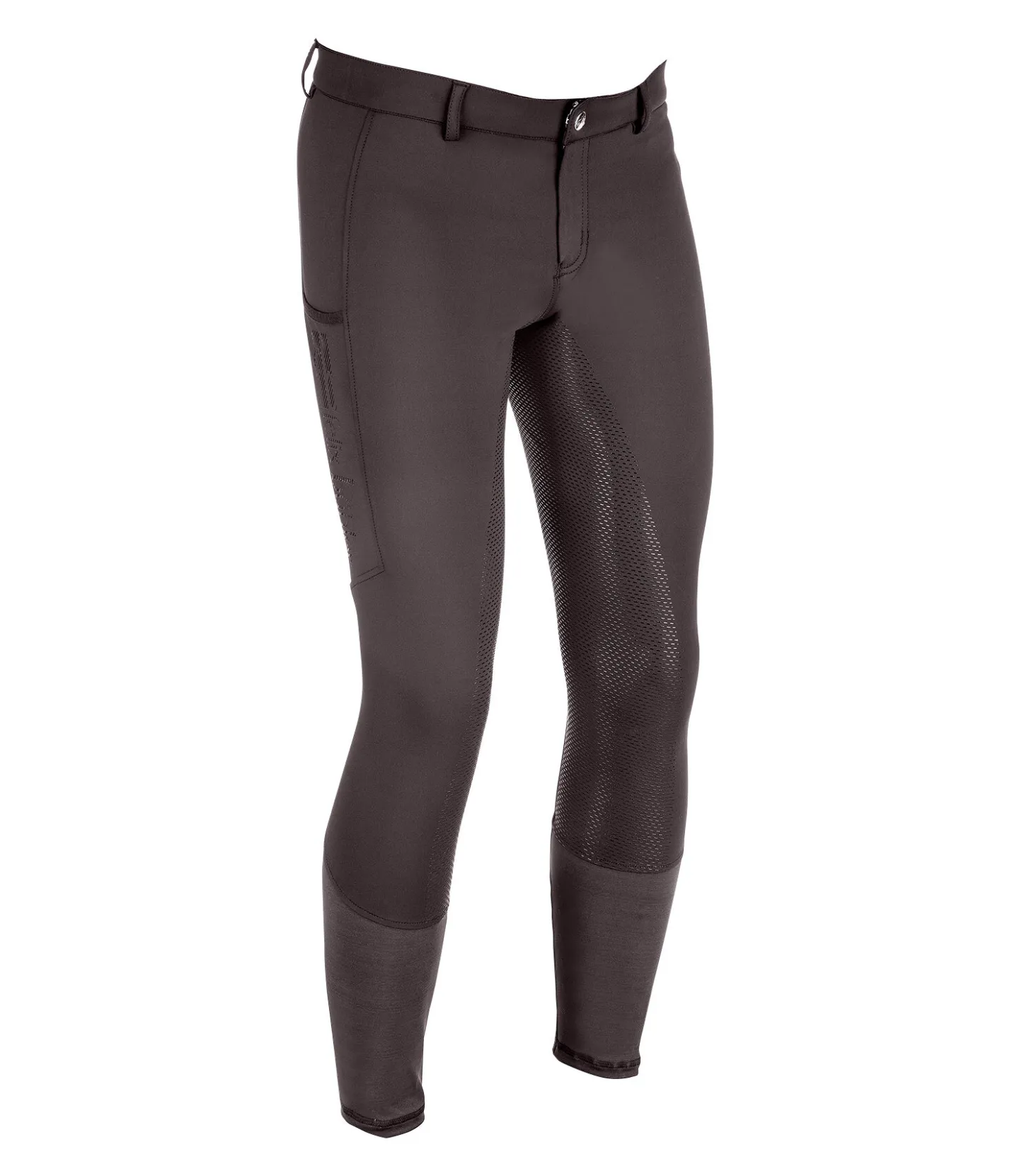 Felix Bühler Pantalon d'équitation hybride à fond intégral grip homme Tacoma chocolat noir