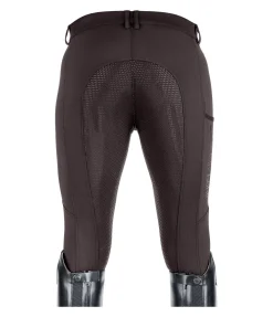 Felix Bühler Pantalon d'équitation hybride à fond intégral grip homme Tacoma chocolat noir