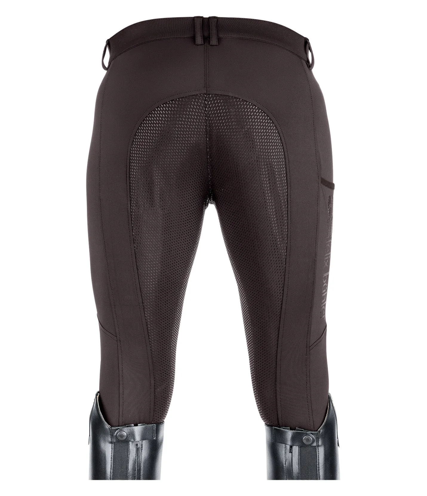 Felix Bühler Pantalon d'équitation hybride à fond intégral grip homme Tacoma chocolat noir