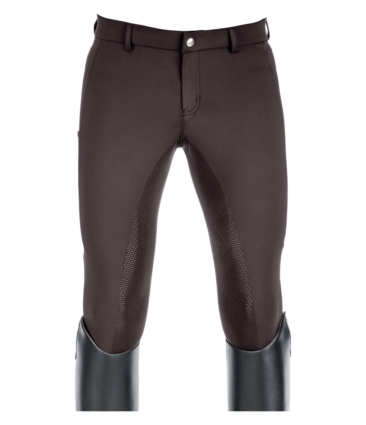 Felix Bühler Pantalon d'équitation hybride à fond intégral grip homme Tacoma chocolat noir