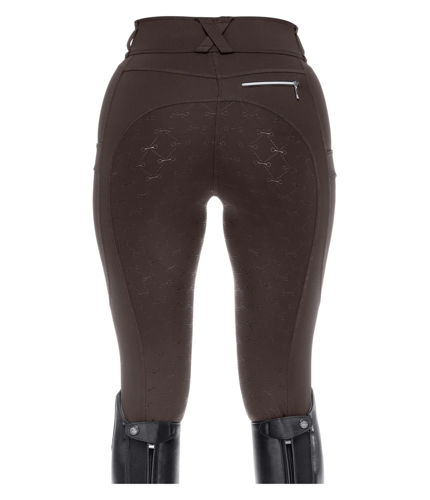 Felix Bühler Pantalon d'équitation hybride à fond intégral Kathleen chocolat noir Best
