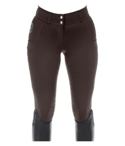 Felix Bühler Pantalon d'équitation hybride à fond intégral Kathleen chocolat noir Best