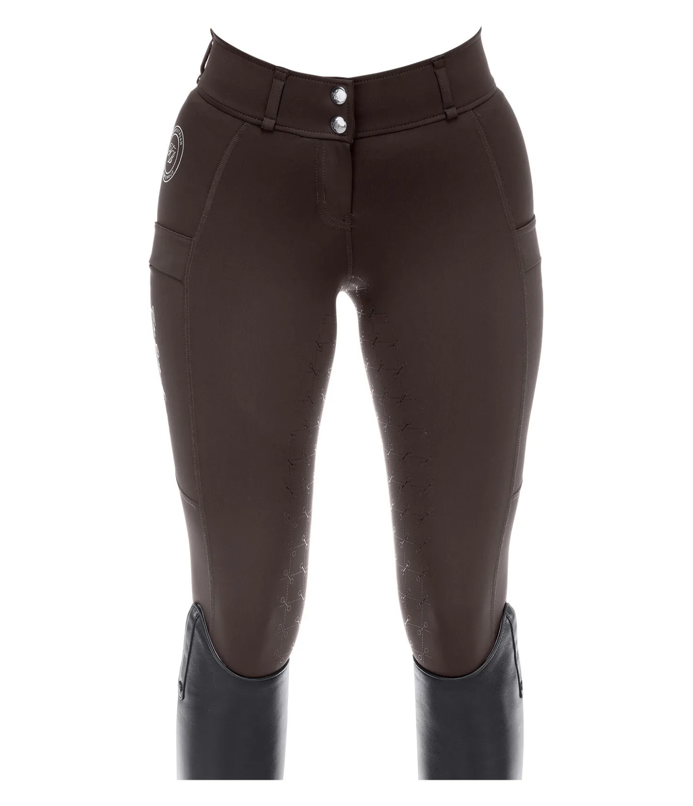 Felix Bühler Pantalon d'équitation hybride à fond intégral Kathleen chocolat noir Best