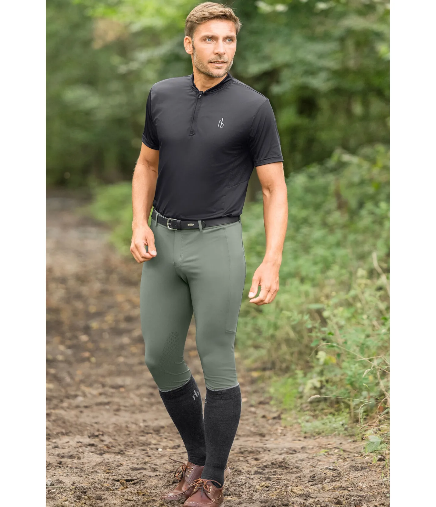 Felix Bühler Pantalon d'équitation hybride homme Performance Tights Seatle forêt Online