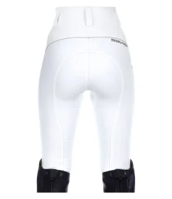 Felix Bühler Pantalon d'équitation hybride à fond intégral grip enfant Jola blanc New