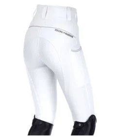 Felix Bühler Pantalon d'équitation hybride à fond intégral grip enfant Jola blanc New