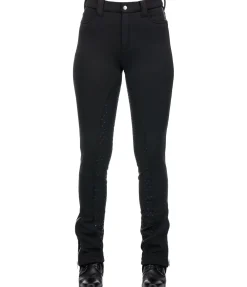 FENGUR Pantalon d'équitation jodhpur thermique Svarta noir