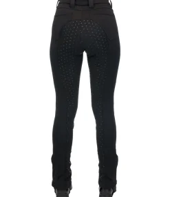 FENGUR Pantalon d'équitation jodhpur thermique Svarta noir