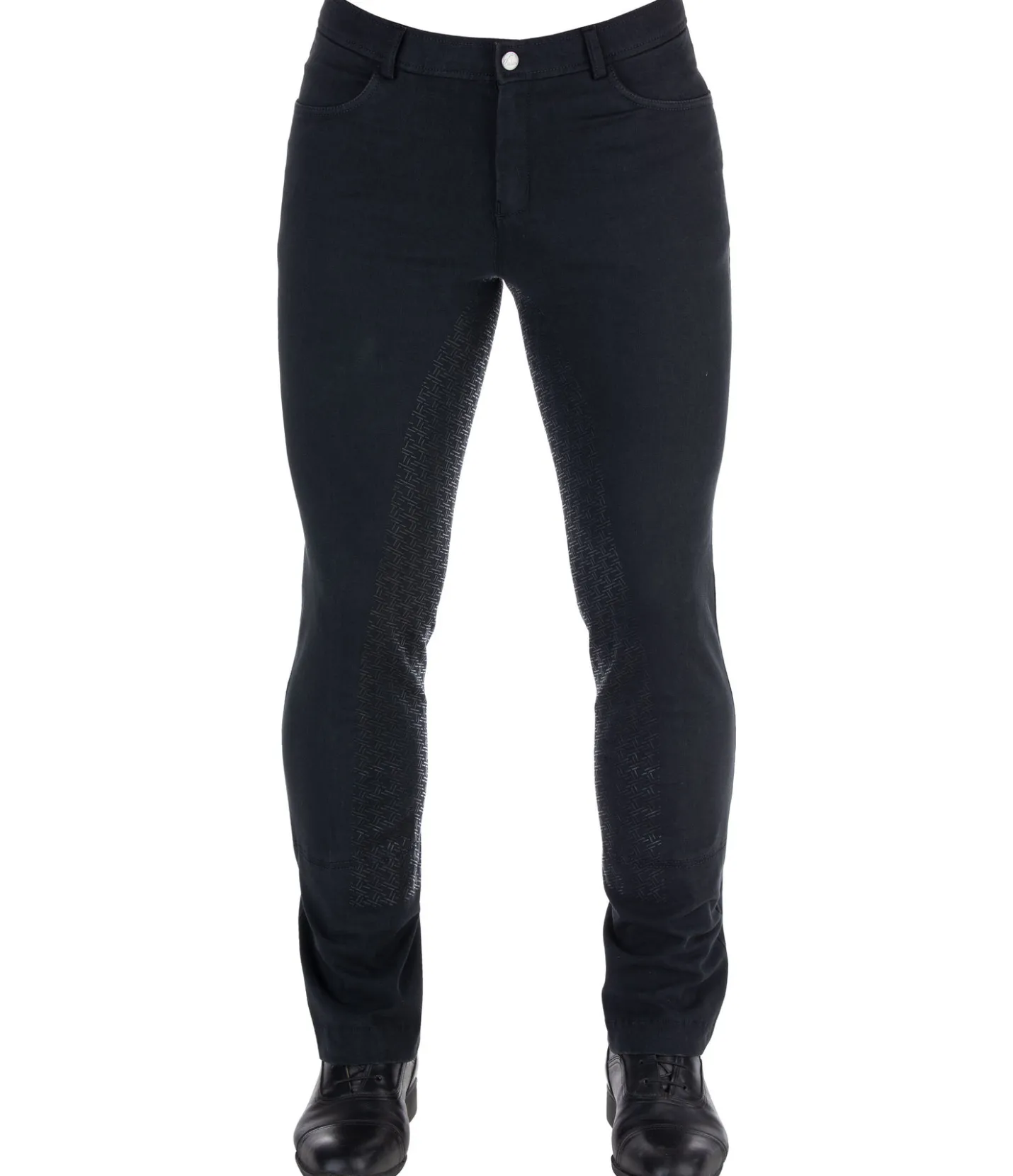 Felix Bühler Pantalon d'équitation jodhpur en jean avec fond intégral grip homme Owen noir Hot