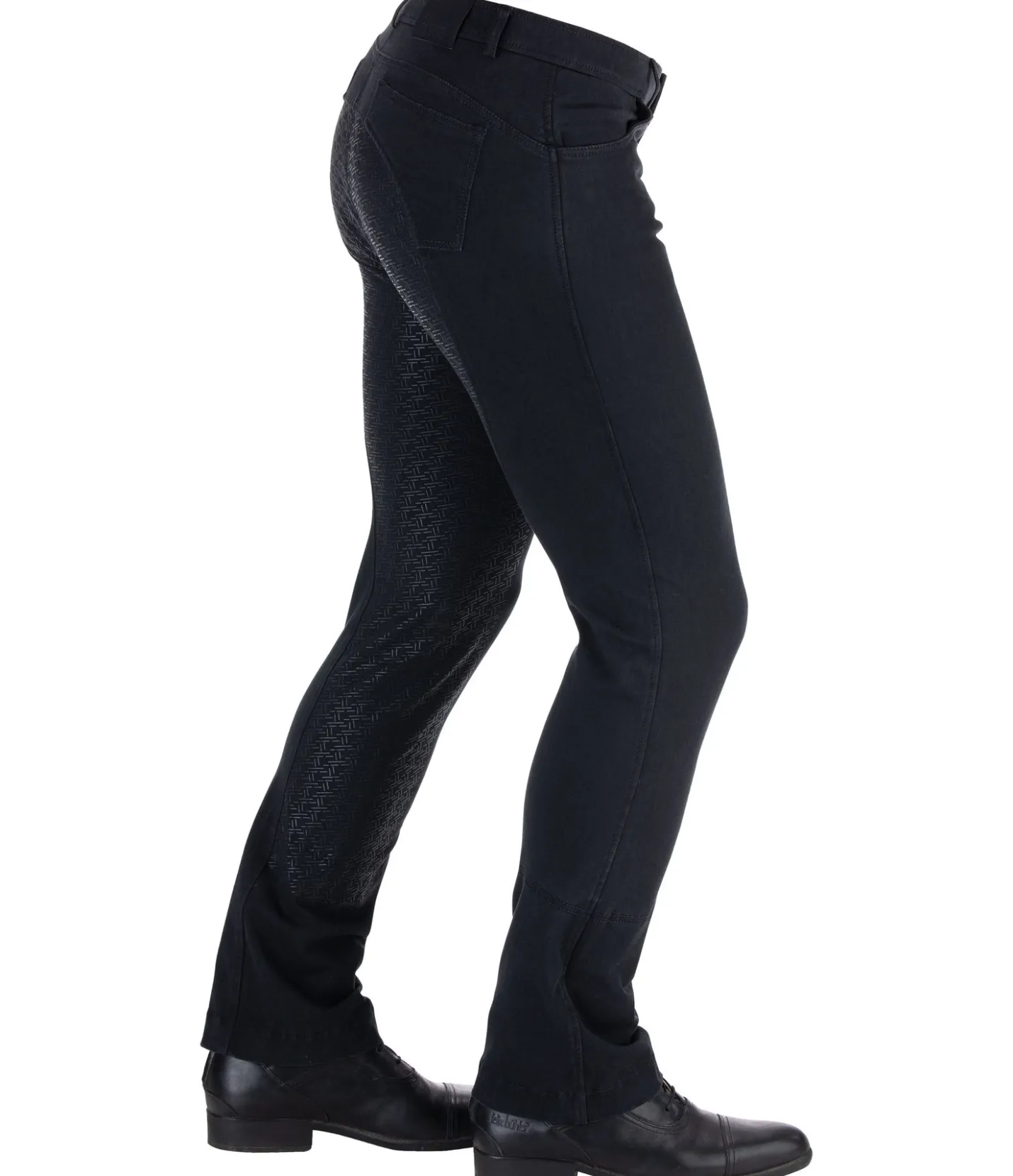 Felix Bühler Pantalon d'équitation jodhpur en jean avec fond intégral grip homme Owen noir Hot