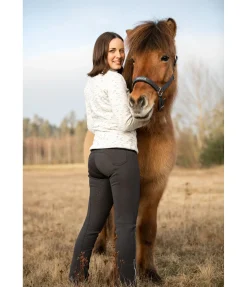 FENGUR Pantalon d'équitation jodhpur thermique Svarta carbone Hot