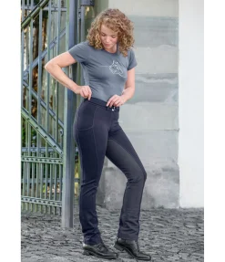 Felix Bühler Pantalon d'équitation jodhpur à fond intégral Tamara navy classique
