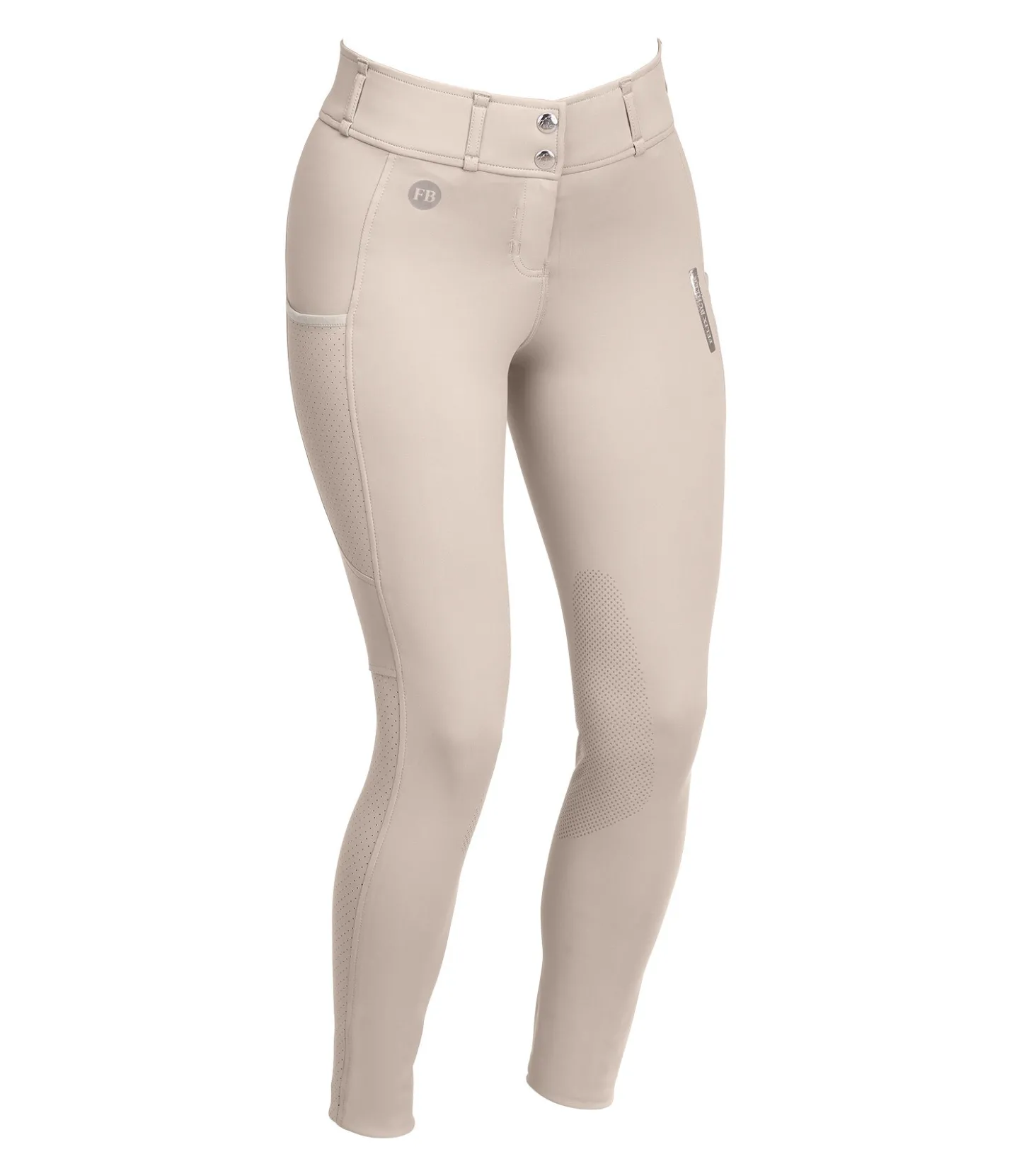 Felix Bühler Pantalon d'équitation mesh hybride à basanes grip Romy champagne Hot