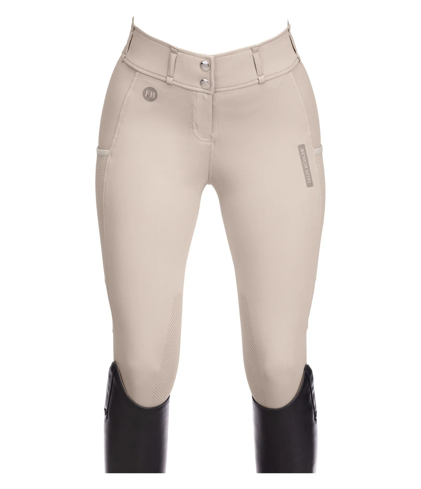 Felix Bühler Pantalon d'équitation mesh hybride à basanes grip Romy champagne Hot