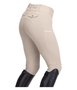 Felix Bühler Pantalon d'équitation mesh hybride à basanes grip Romy champagne Hot