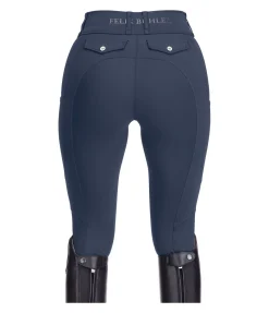 Felix Bühler Pantalon d'équitation mesh hybride à basanes grip Romy navy Clearance