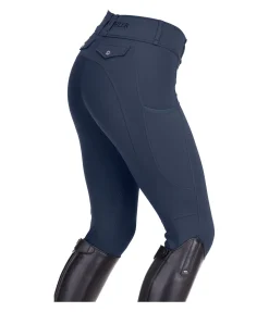 Felix Bühler Pantalon d'équitation mesh hybride à basanes grip Romy navy Clearance