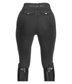 Felix Bühler Pantalon d'équitation mesh hybride à basanes grip Romy noir